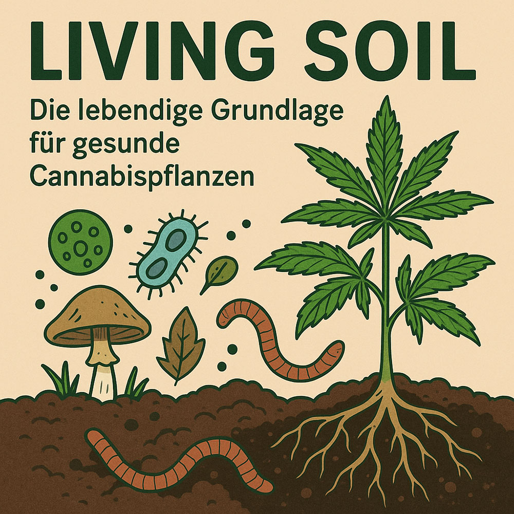 Living Soil: Die lebendige Grundlage für gesunde Cannabispflanzen