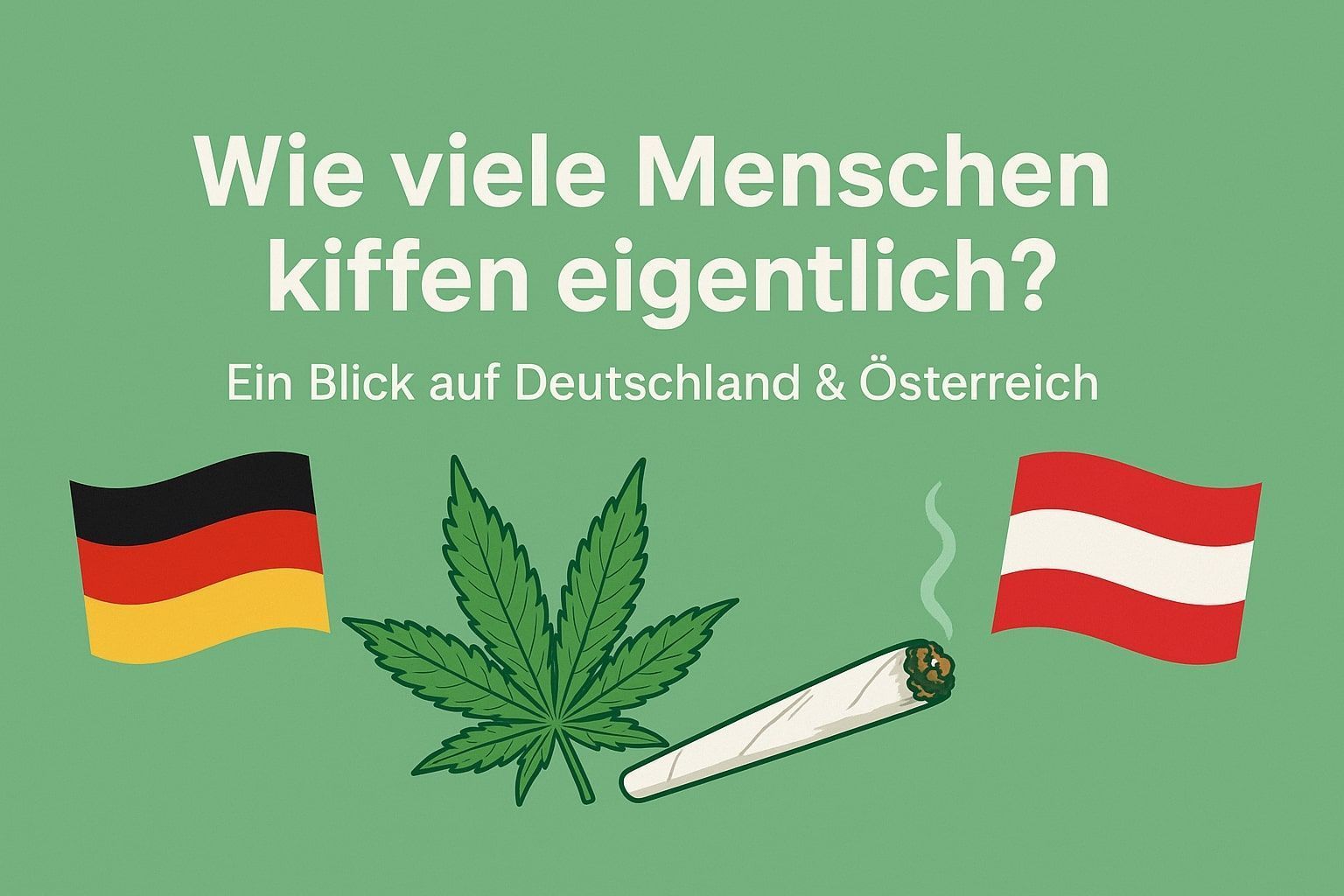 Wie viele Menschen kiffen eigentlich? Ein Blick auf Deutschland & Österreich