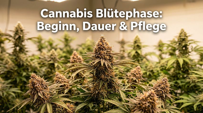 Cannabis Blütephase: Beginn, Dauer & Pflege