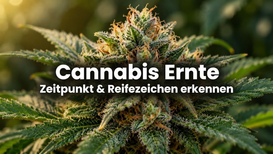 Cannabis Ernte: Zeitpunkt und Reifezeichen erkennen – reife Cannabisblüte