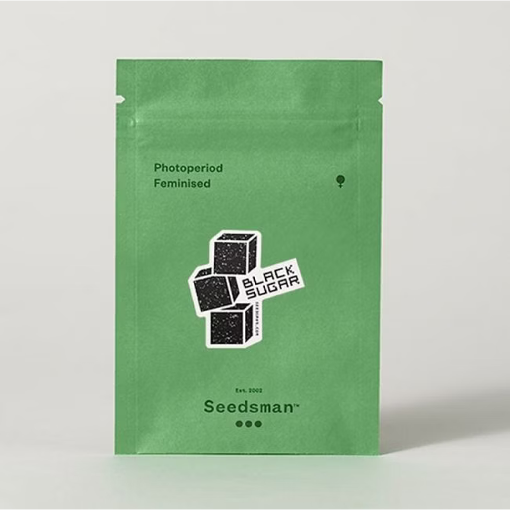 Seedsman Black Sugar Feminisierte Hanfsamen Verpackung