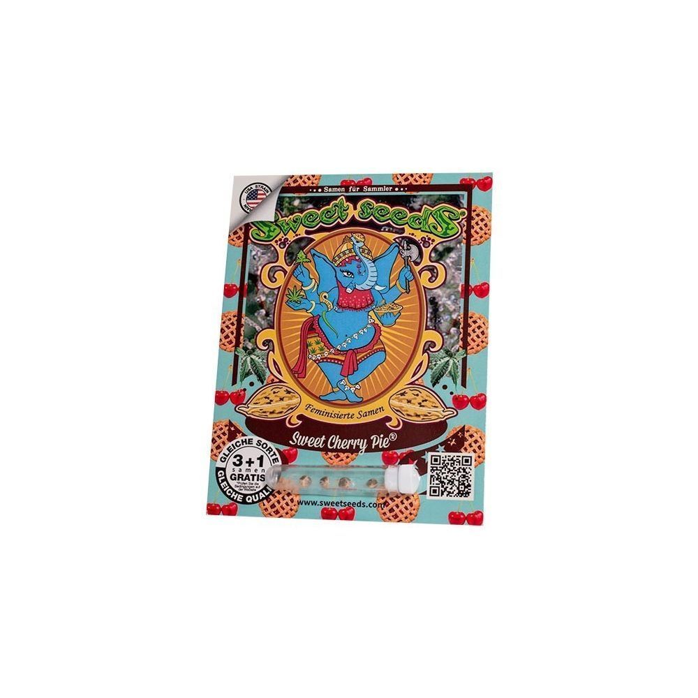 Sweet Seeds Sweet Cherry Pie Feminisierte Hanfamen Verpackung